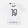 Maillot de Supporter AC Milan Theo 19 Extérieur 2023-24 Pour Enfant